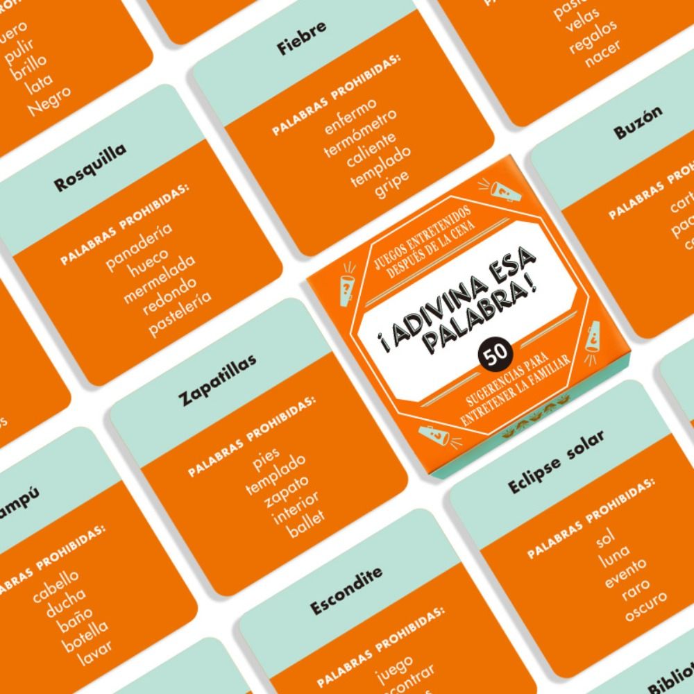 Party Games Name - Funny Spanish Game Cards Interactive 50
