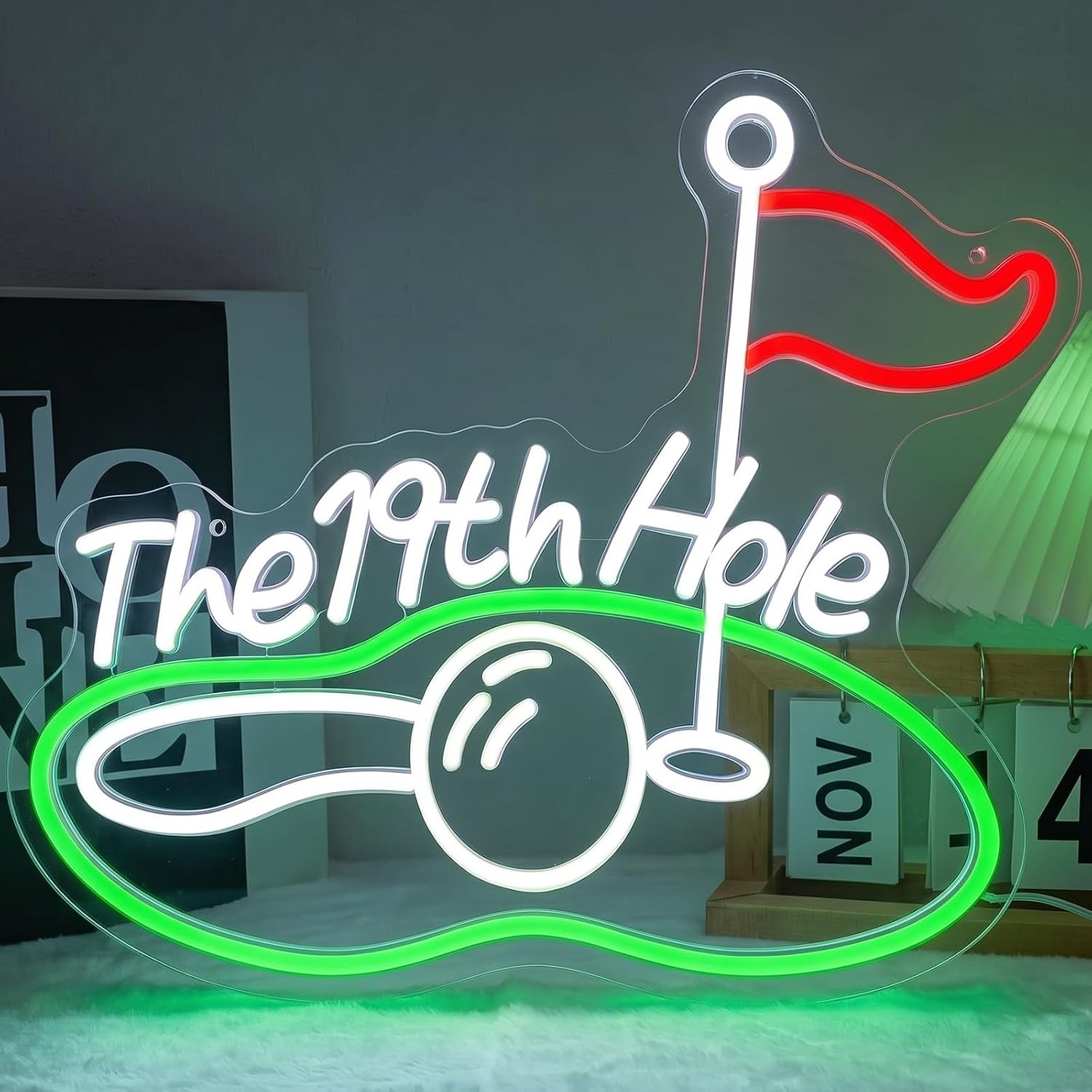 The 19th Hole Golf LED Neon Si - огляд і ціна Party Games For Christmas