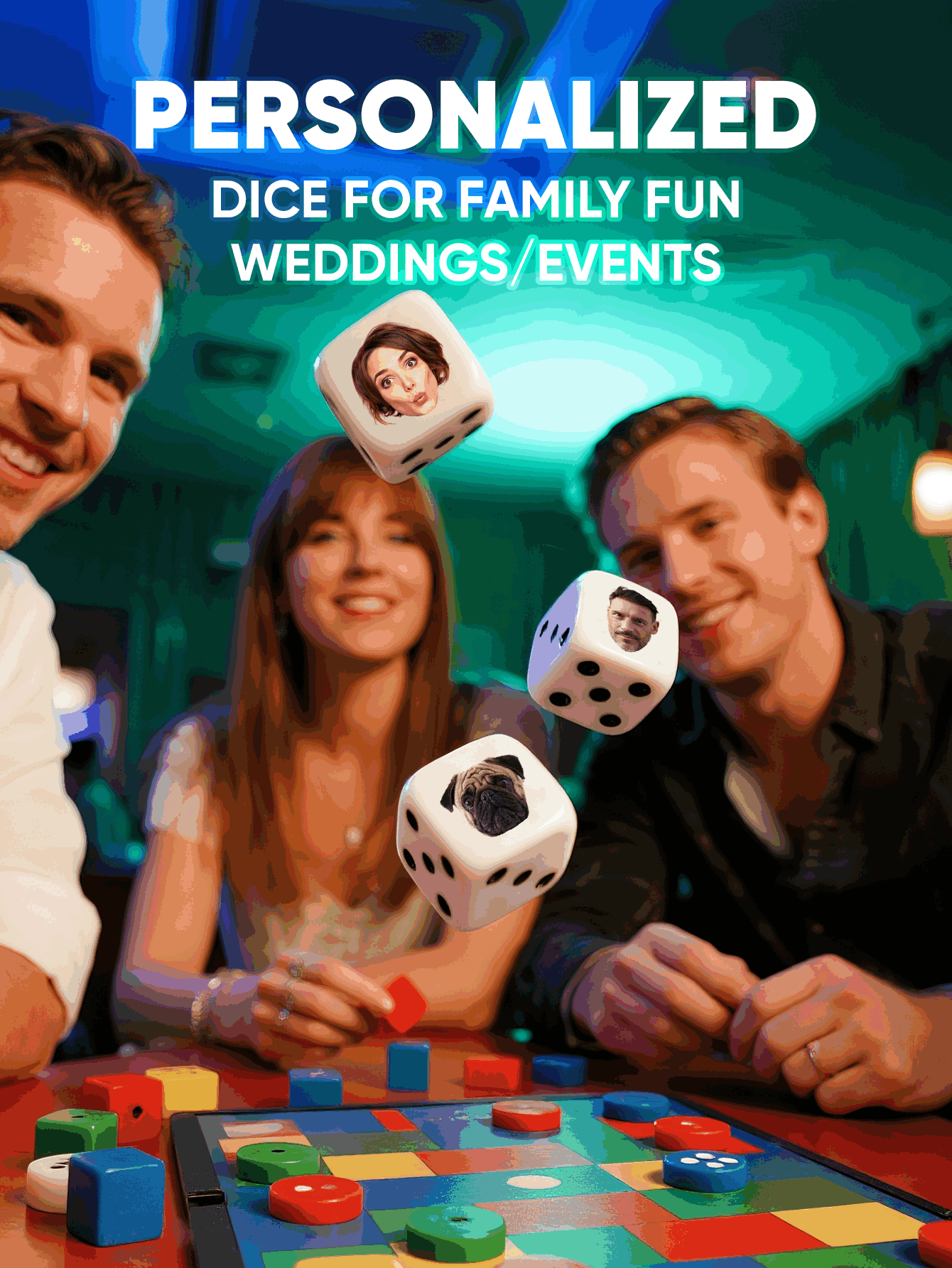 Custom Face Dice Personalized  - огляд і ціна Party Games For Christmas