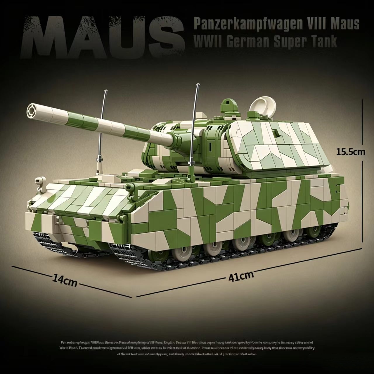 Military Tank Building Blocks  - огляд і ціна Lego Set Creator