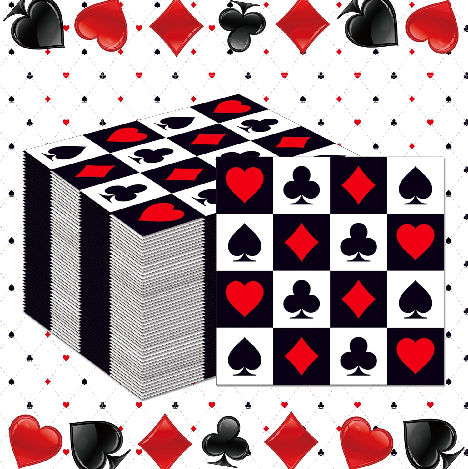 20/40/60/80 PCS Casino Theme P - огляд і ціна Party Games Night